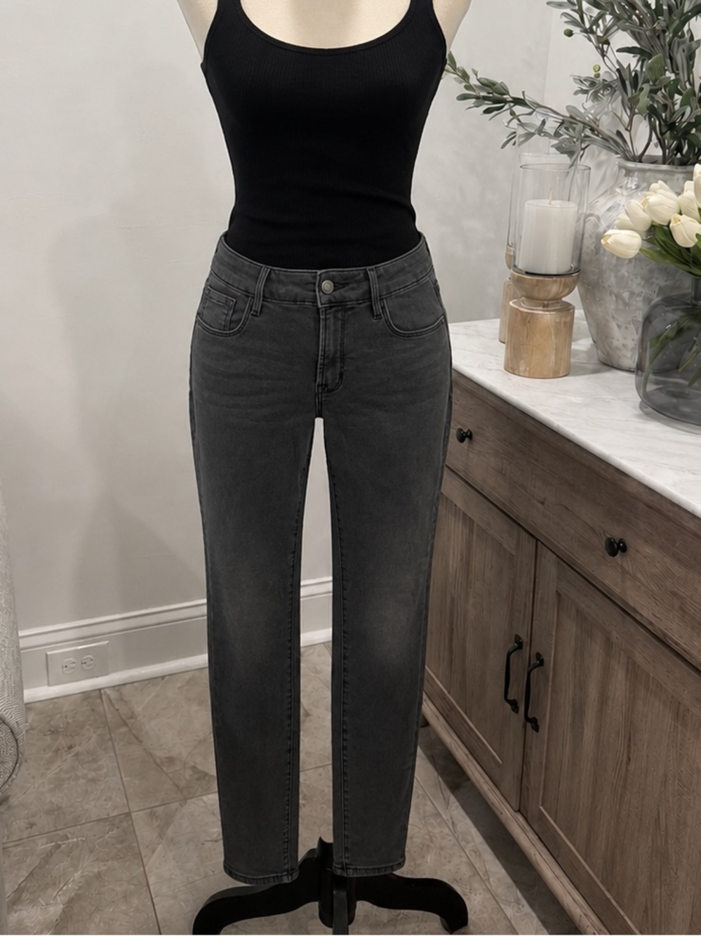 Old Navy Secret-Soft Rockstar Skinny Jeans in Charcoal